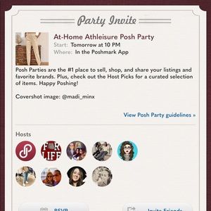 Co-Hosting Athleisure Party 4/28 at 10pm